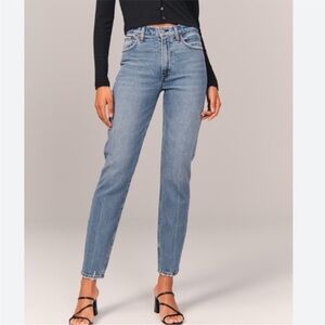 Abercrombie & Fitch Women's High Rise Jeans - Blue